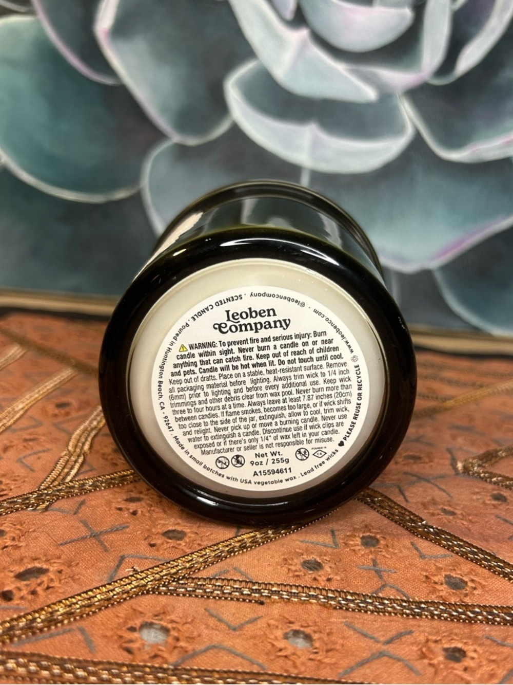 Leoben Company Tuscan Olive Scented Candle - Picture 2 of 3